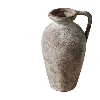 Wabi-Sabi Ceramic Ewer Vase