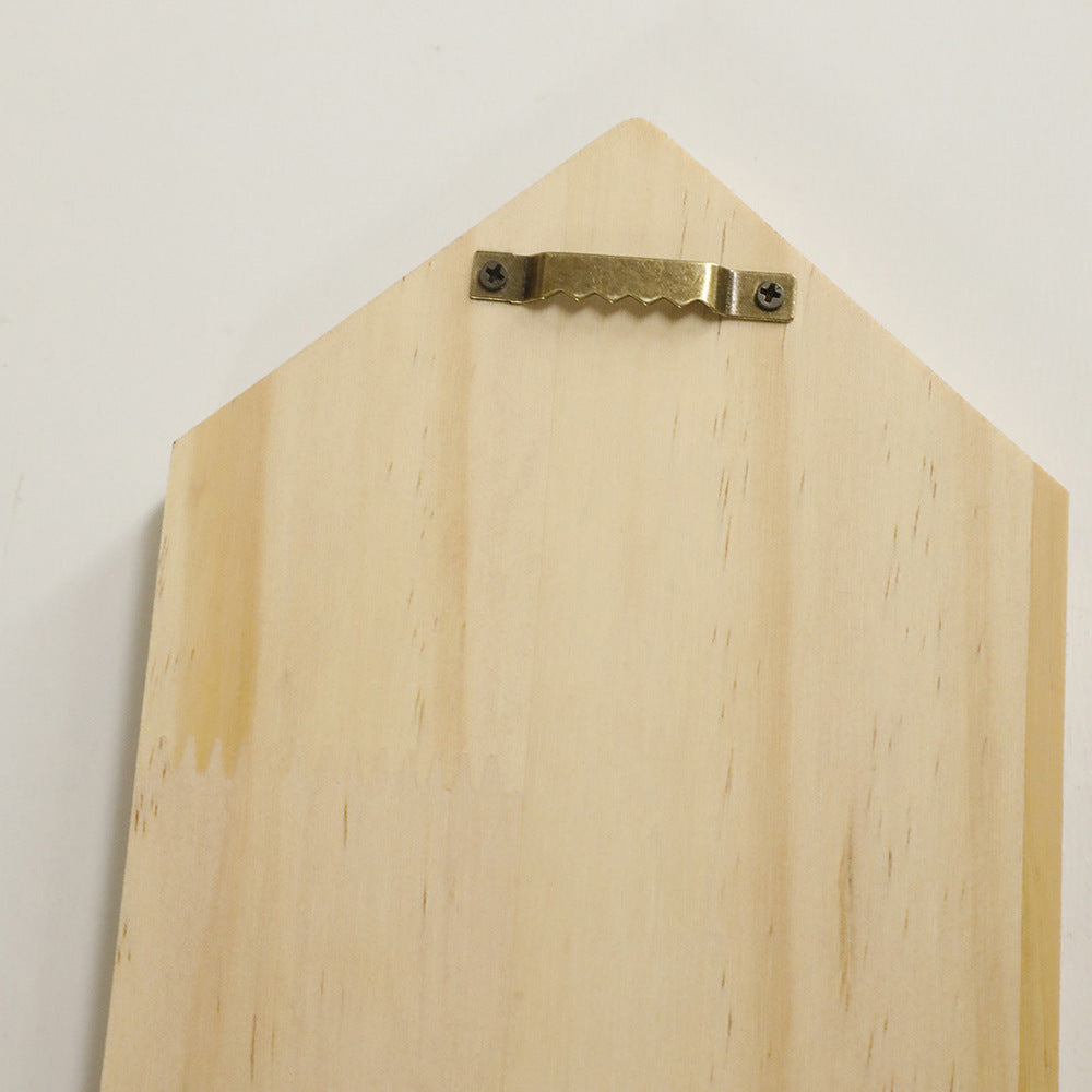 Diamond Wood Wall Shelf