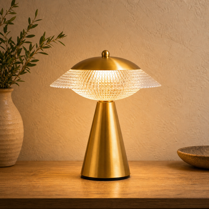 LED Table Lamp Modern Luxury Decorative Rechargeable Touch Sensor Night Light Reading Desk Lamp for Bedroom Restaurant Hotel Bar - color temperature reference