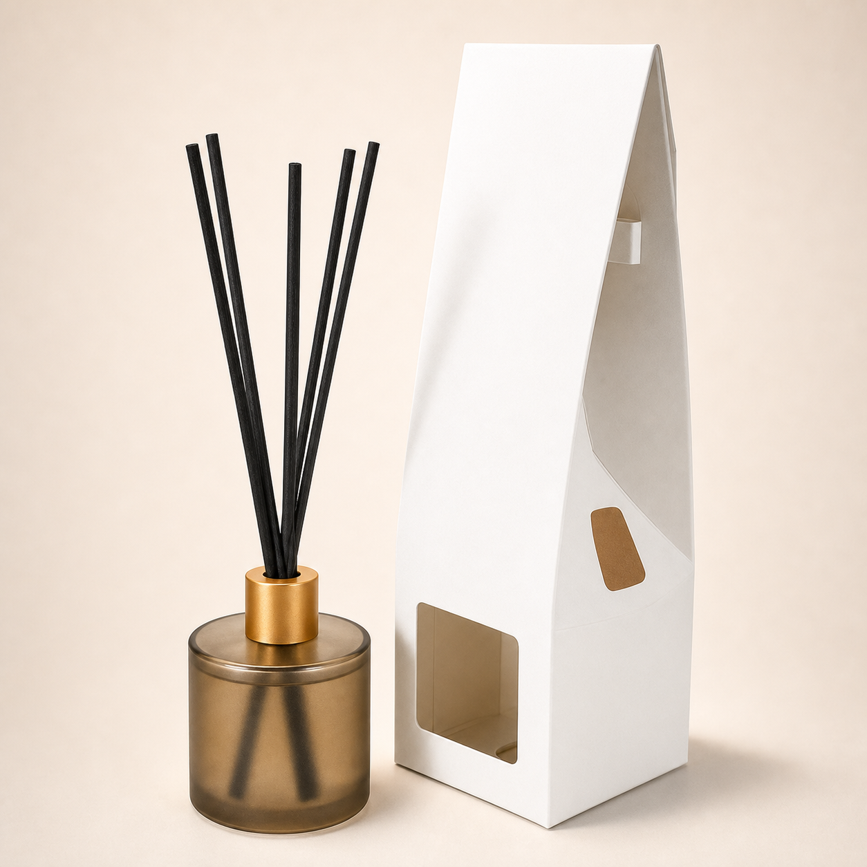 Wholesale Luxury Packaging Boxes for Reed Diffuser Aromatherapy Box and 100 ml Glass Bottle Gift Boxes with Window - diffuser bottle box hero